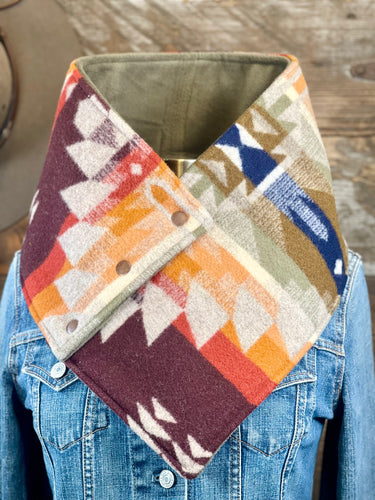 Juniper Mesa with luxe olive fleece WildWool