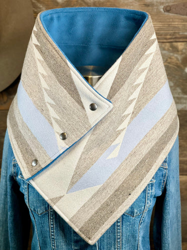 White Sands with luxe slate blue fleece WildWool