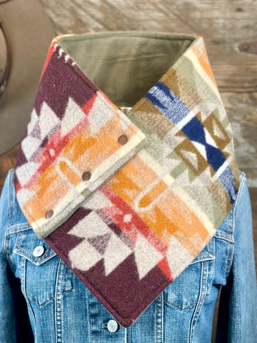 Juniper Mesa with luxe olive fleece WildWool