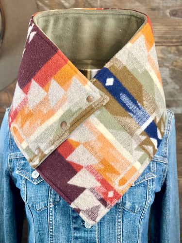 Juniper Mesa with luxe olive fleece WildWool