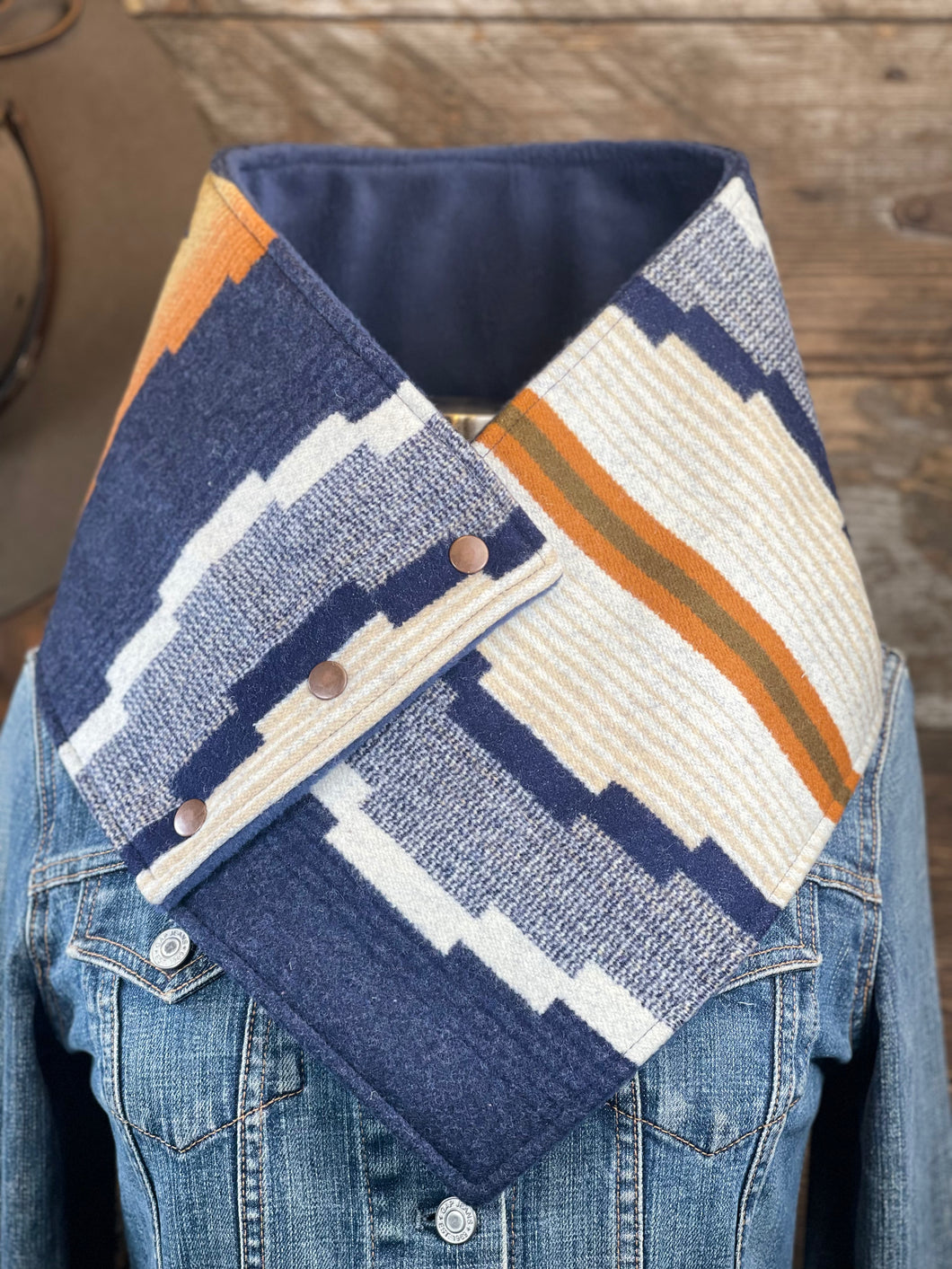 Crescent Bay with luxe navy fleece WildWool