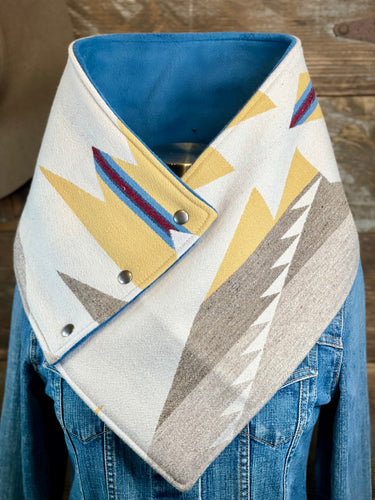 White Sands with luxe slate blue fleece WildWool