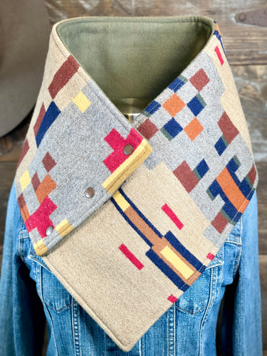 Painted Hills with luxe olive fleece WildWool