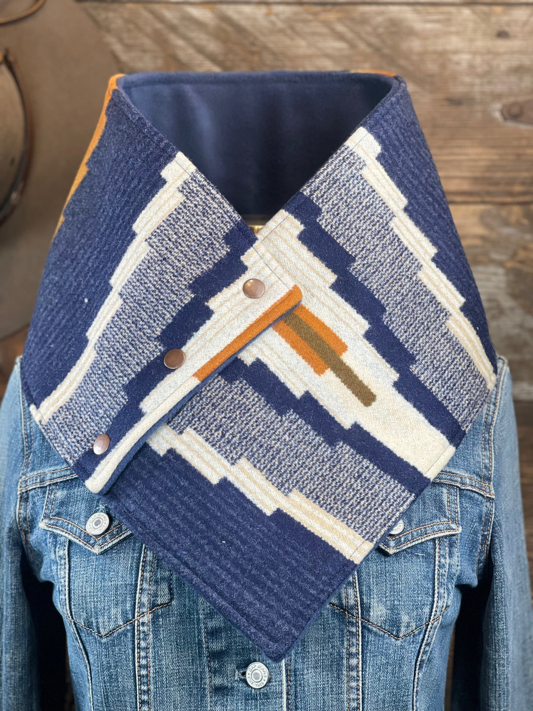 Crescent Bay with luxe navy fleece WildWool