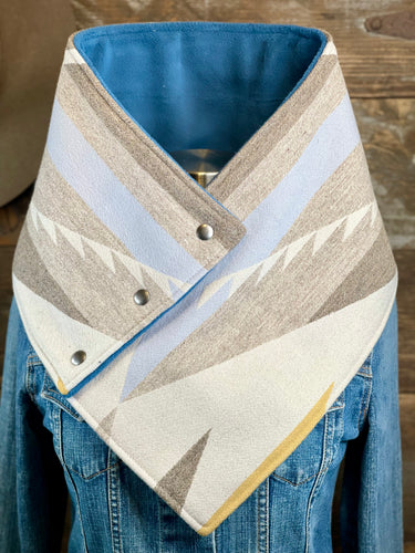 White Sands with luxe slate blue fleece WildWool