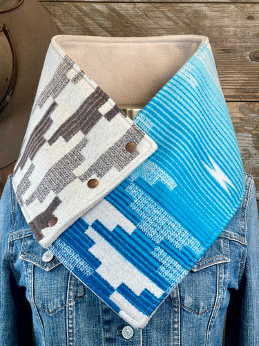 Salt Creek with luxe oatmeal fleece WildWool