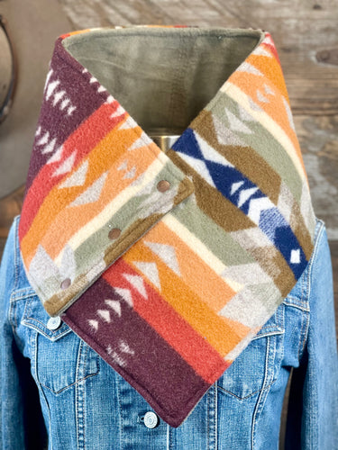 Juniper Mesa with luxe olive fleece WildWool