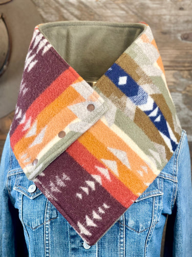 Juniper Mesa with luxe olive fleece WildWool