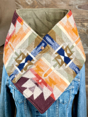 Juniper Mesa with luxe olive fleece WildWool