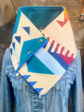 Load image into Gallery viewer, Los Lunas with luxe teal fleece WildWool