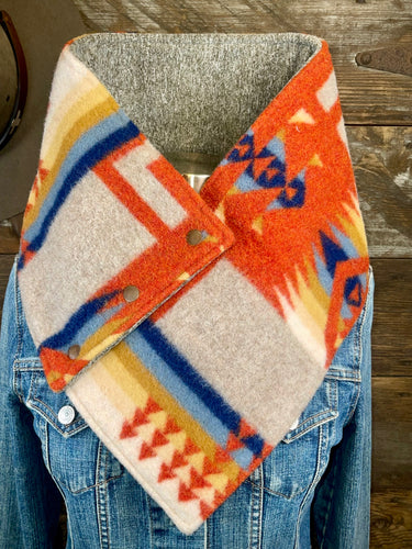 Chili Chief Joseph with luxe heathered brown fleece WildWool