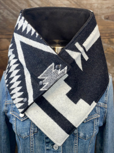 Los Ojos with luxe black fleece WildWool