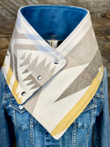 White Sands with luxe slate blue fleece WildWool