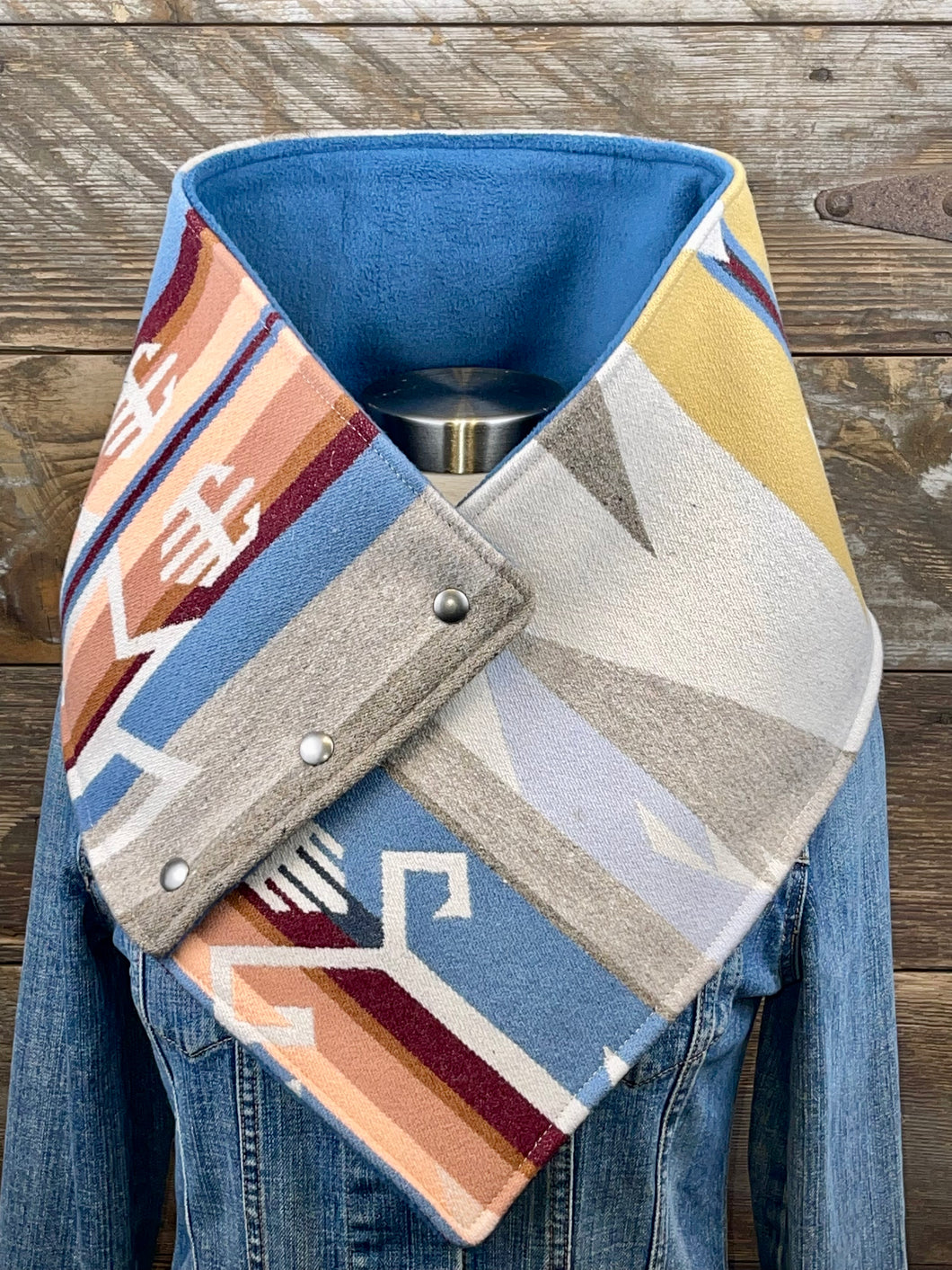 White Sands with luxe slate blue fleece WildWool