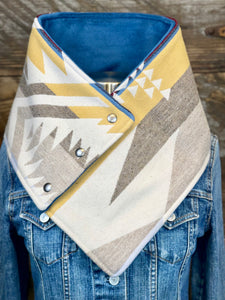 White Sands with luxe slate blue fleece WildWool