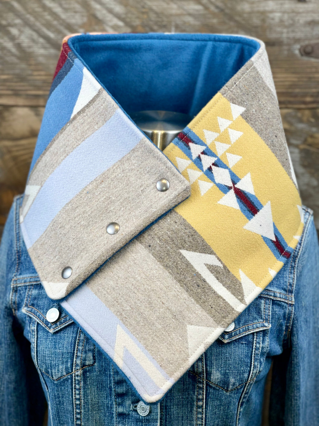 White Sands with luxe slate blue fleece WildWool