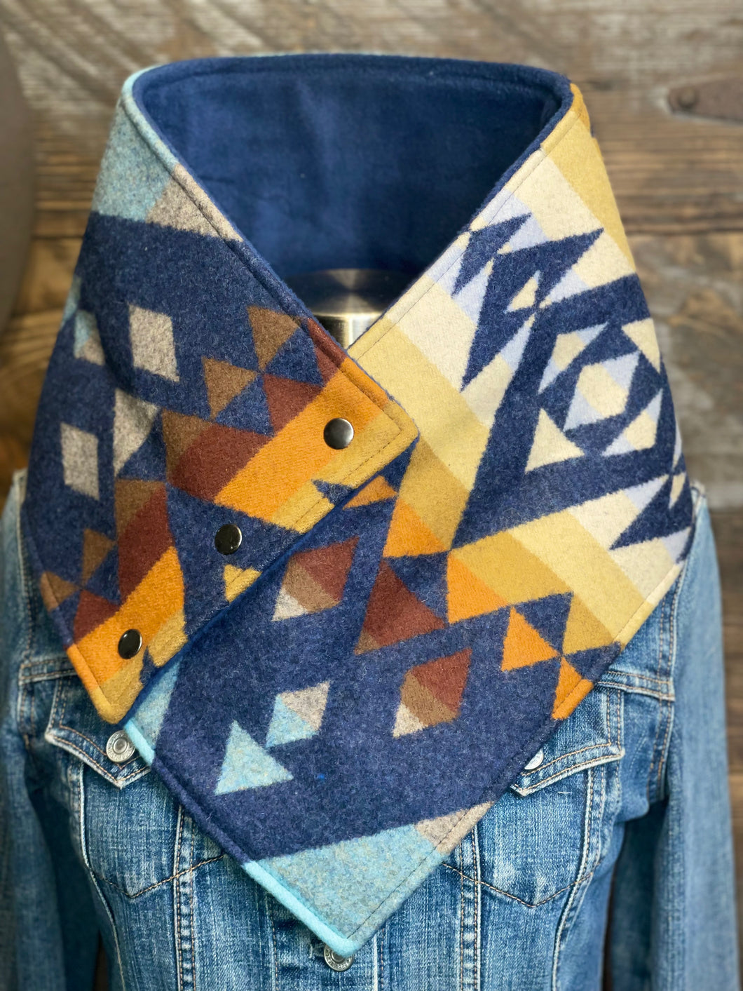 Diamond Peak with luxe navy fleece WildWool