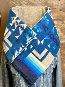 Aegean Chief Joseph with luxe heathered brown fleece WildWool