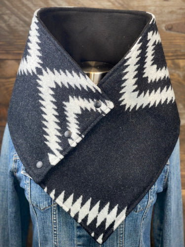 Los Ojos with luxe black fleece WildWool