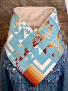 Aqua Chief Joseph with luxe oatmeal fleece WildWool