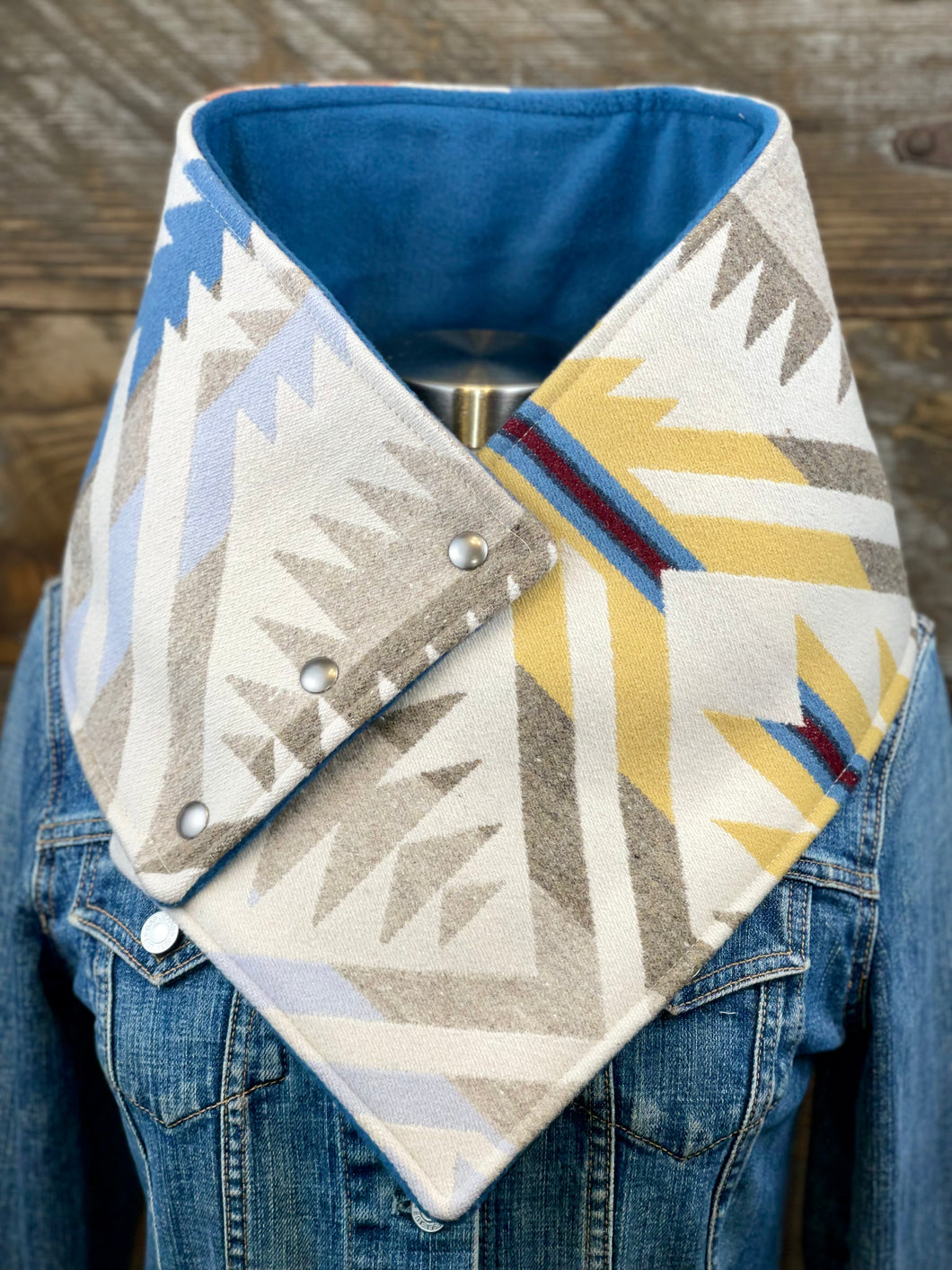White Sands with luxe slate blue fleece WildWool
