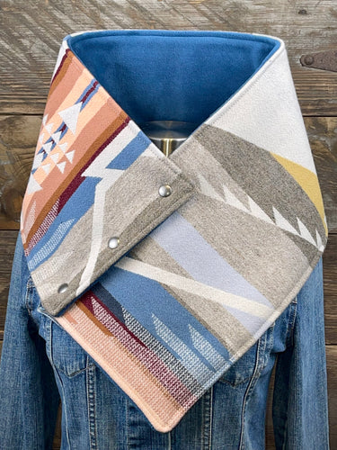 White Sands with luxe slate blue fleece WildWool