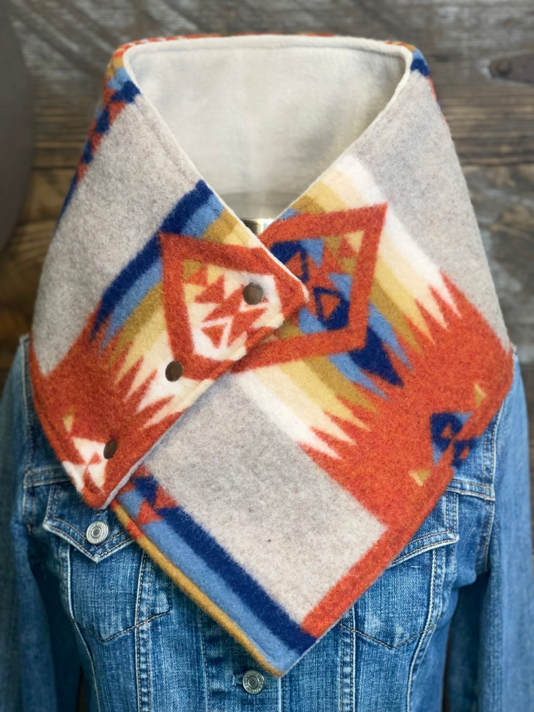 Chili Chief Joseph with luxe oatmeal fleece WildWool