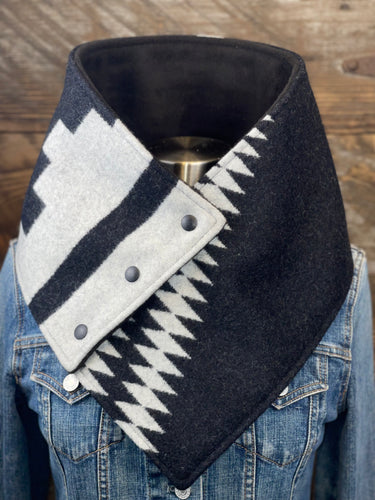 Los Ojos with luxe black fleece WildWool