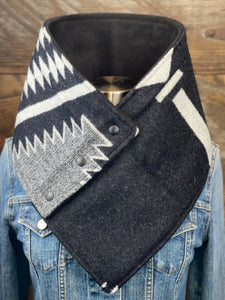 Los Ojos with luxe black fleece WildWool
