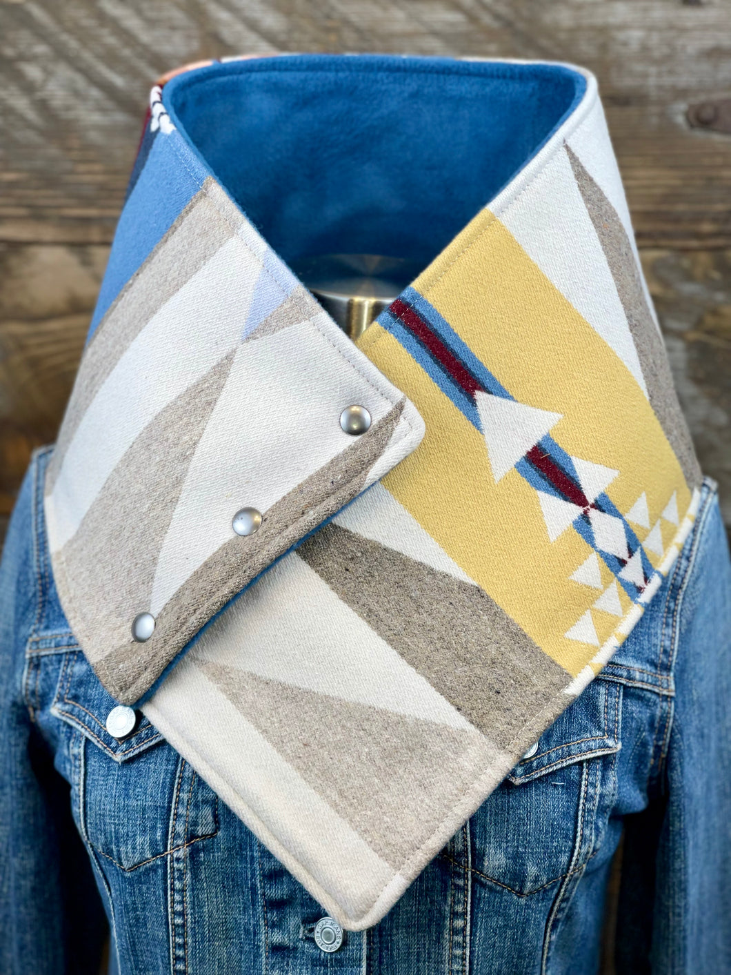 White Sands with luxe slate blue fleece WildWool