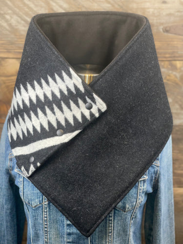 Los Ojos with luxe black fleece WildWool