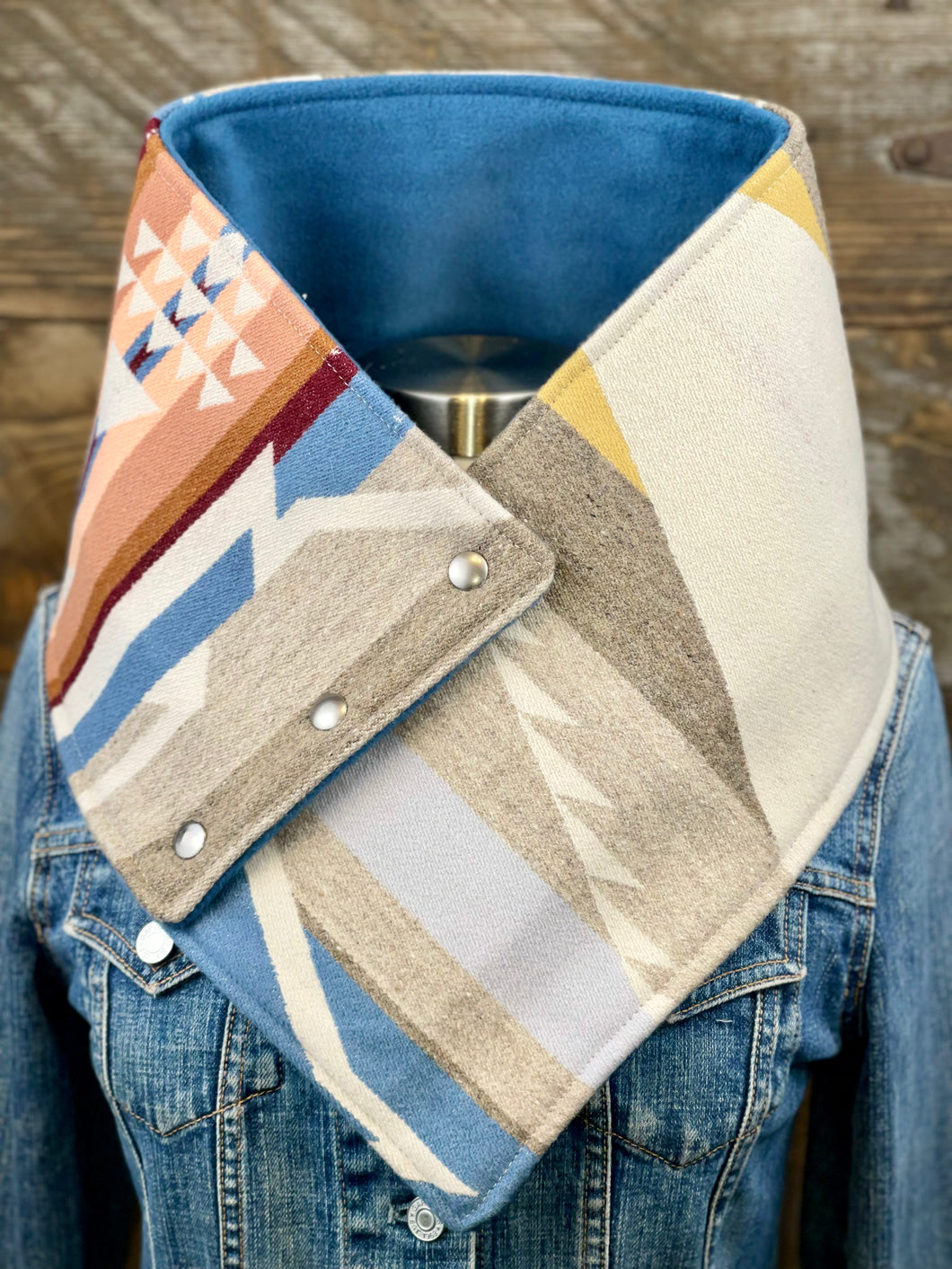 White Sands with luxe slate blue fleece WildWool