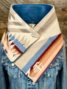 White Sands with luxe slate blue fleece WildWool