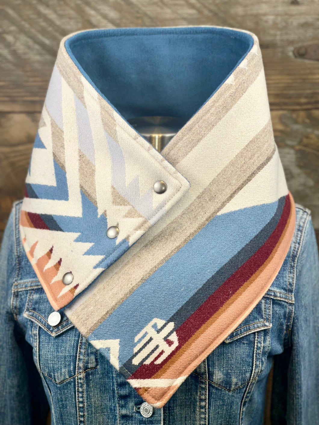 White Sands with luxe slate blue fleece WildWool