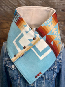 Aqua Chief Joseph with luxe oatmeal fleece WildWool