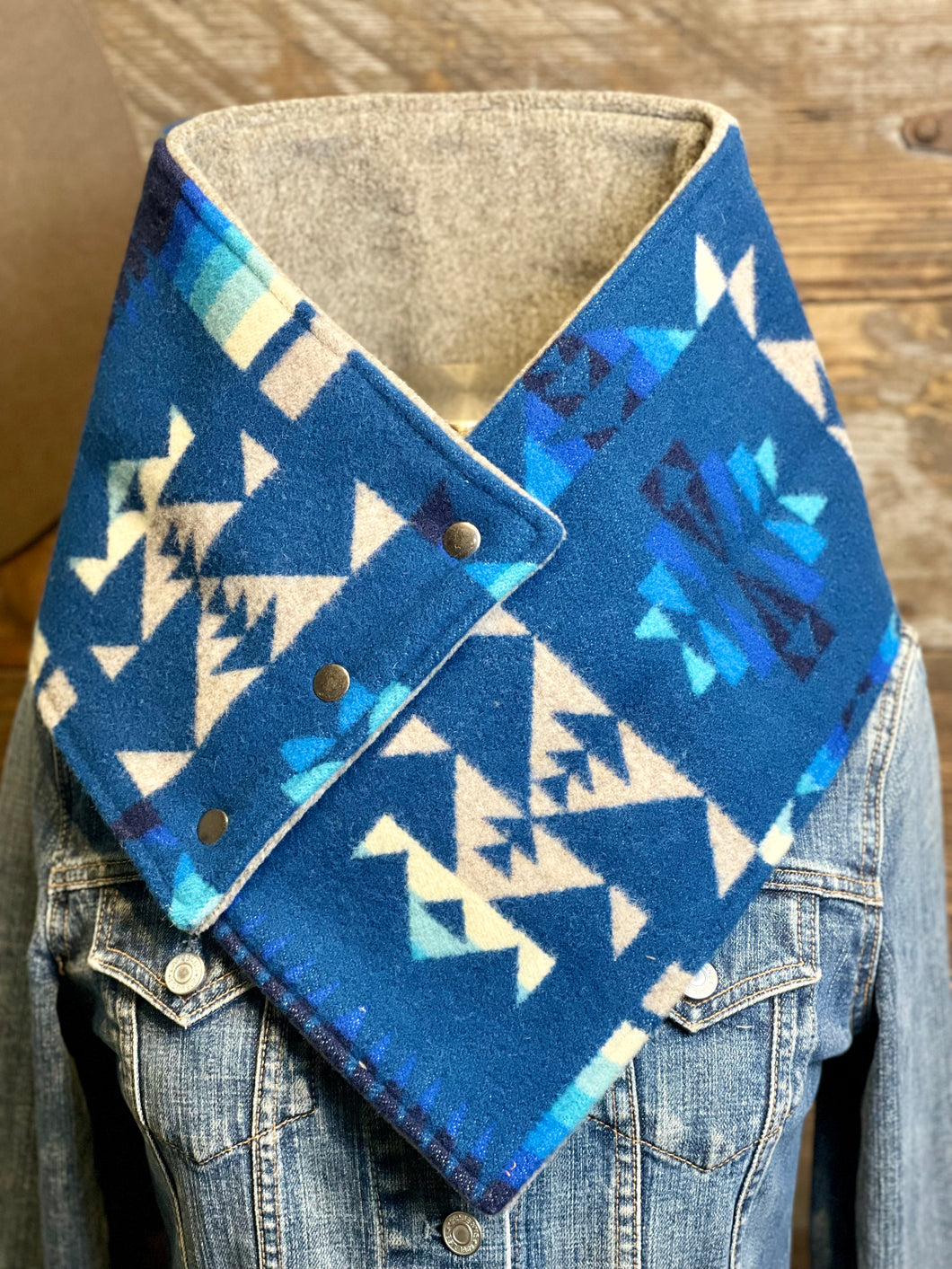 Aegean Chief Joseph with luxe heathered brown fleece WildWool