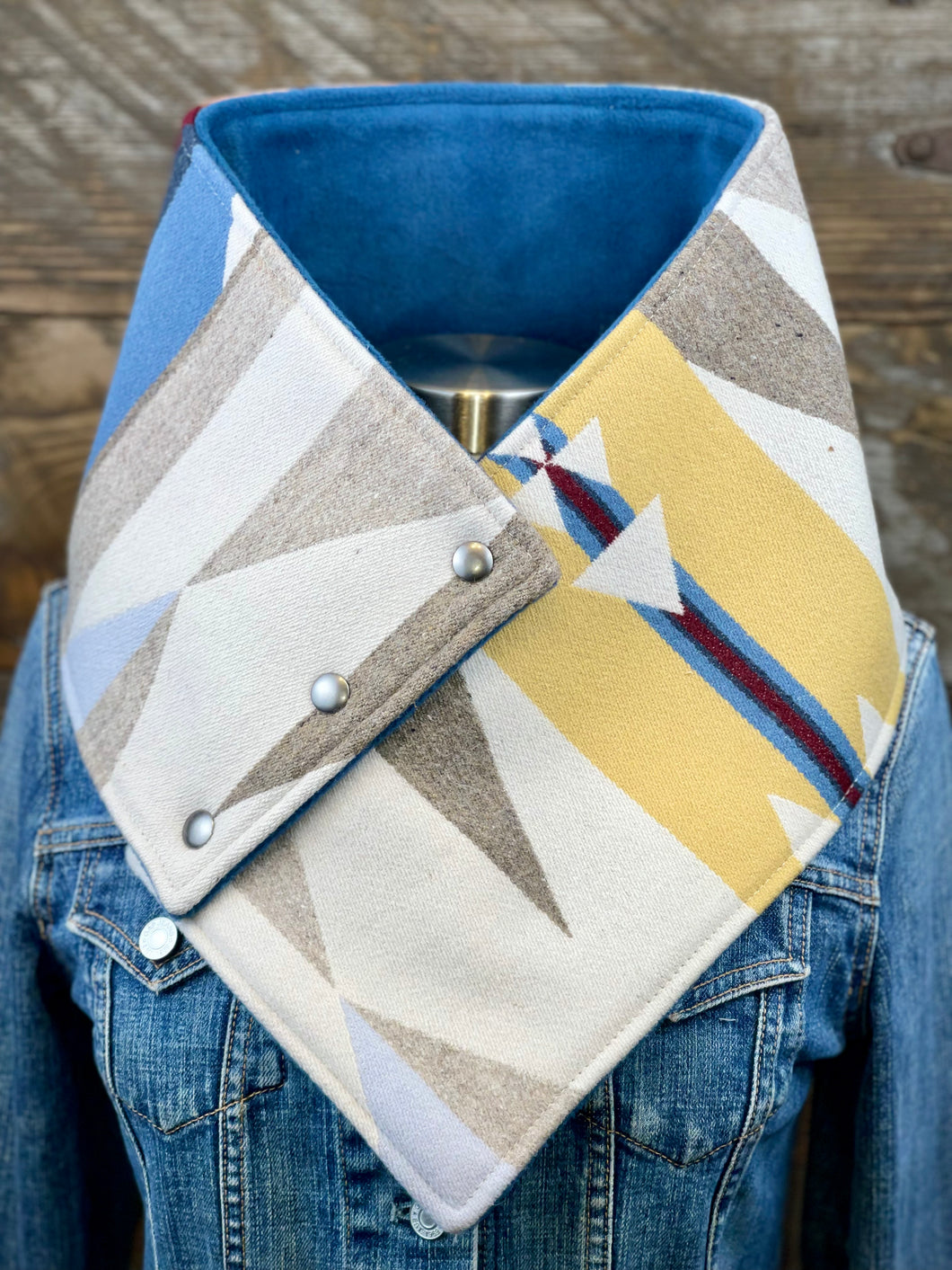 White Sands with luxe slate blue fleece WildWool