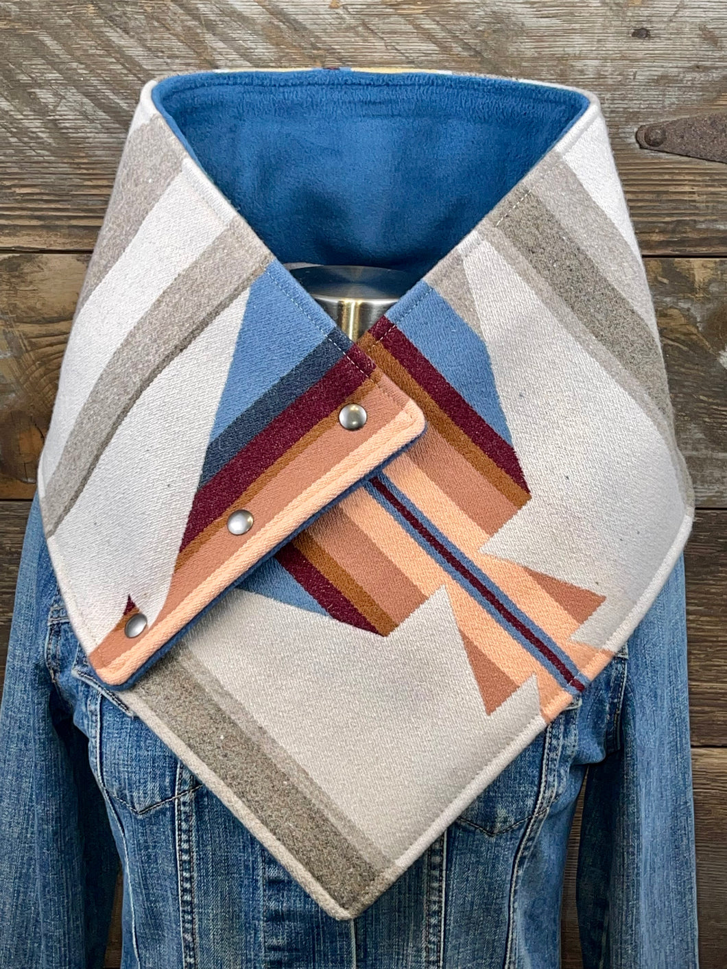 White Sands with luxe slate blue fleece WildWool