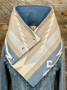 White Sands with luxe slate blue fleece WildWool