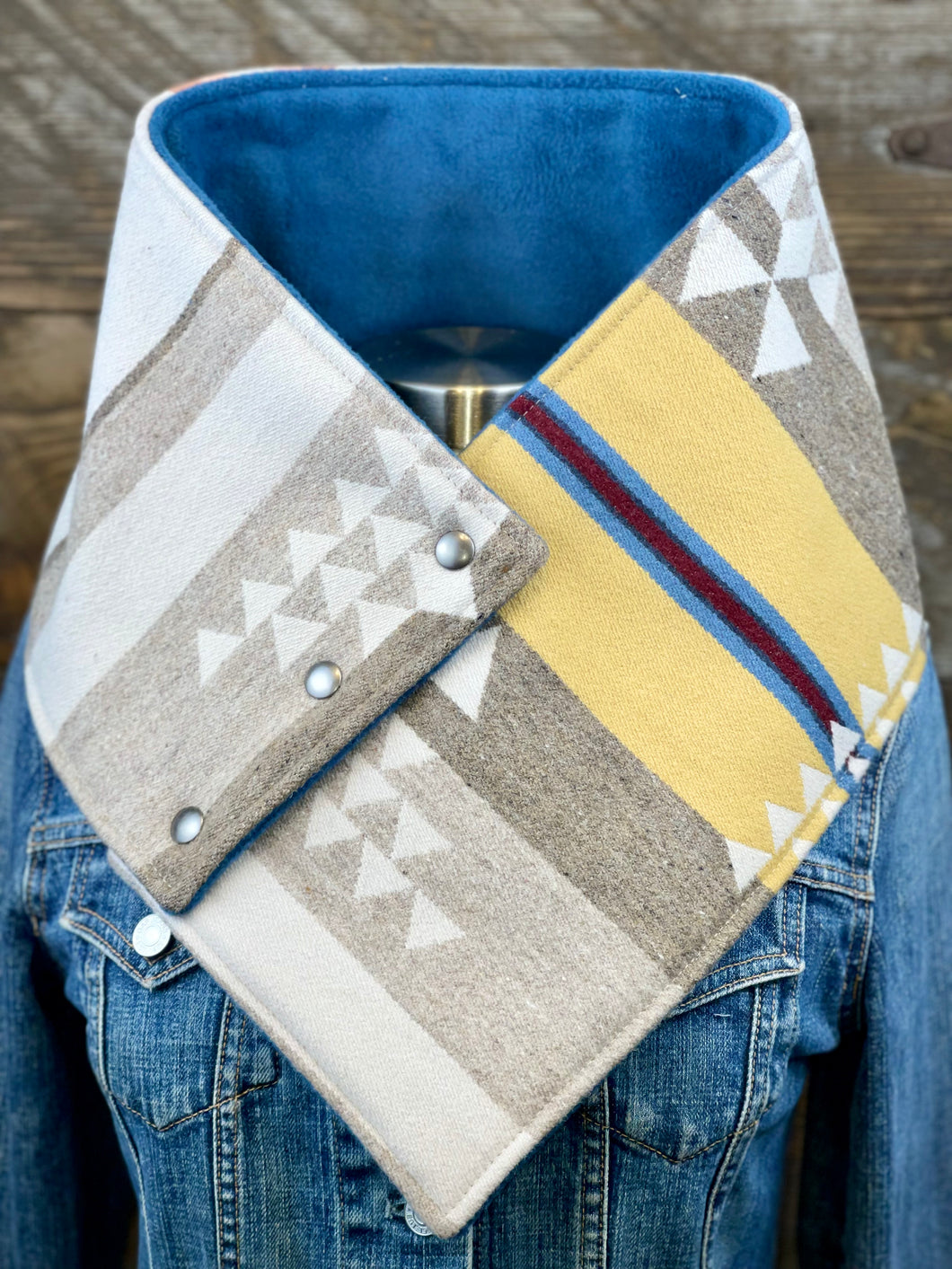 White Sands with luxe slate blue fleece WildWool
