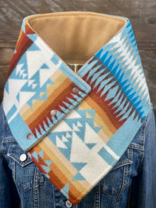 Aqua Chief Joseph with luxe camel fleece WildWool