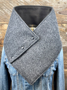 Charcoal with luxe black fleece WildWool