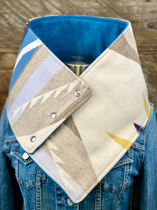 White Sands with luxe slate blue fleece WildWool