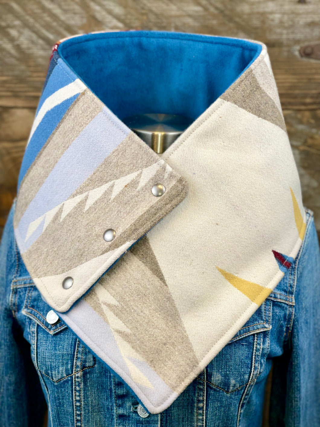 White Sands with luxe slate blue fleece WildWool