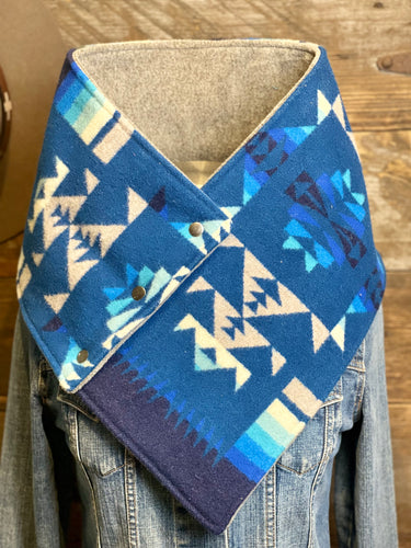 Aegean Chief Joseph with luxe heathered brown fleece WildWool